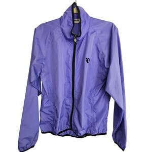 Pearl Izumi Womens Windbreaker Running Cycling Jacket LIghtweight Sz L Full Zip
